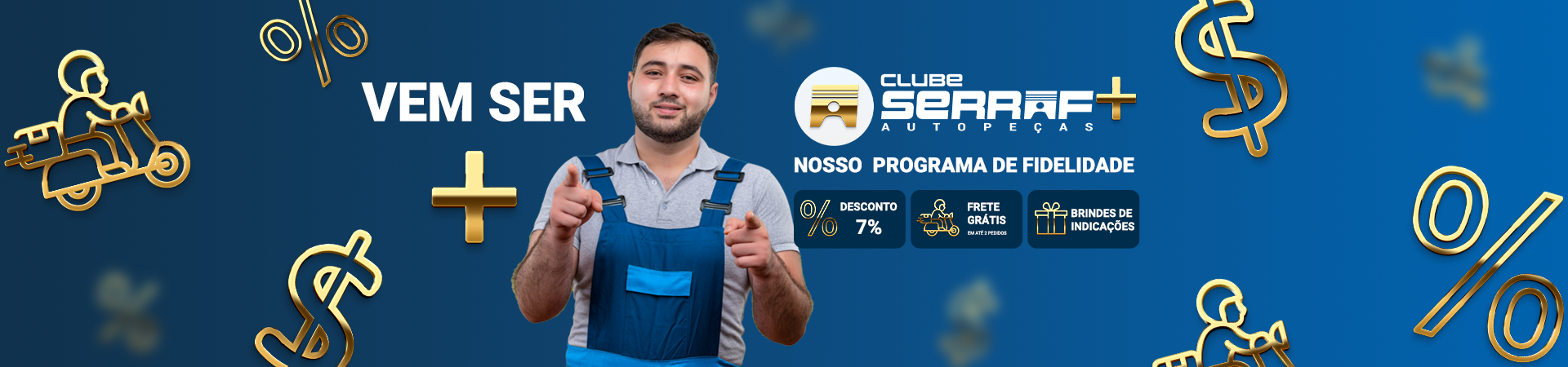 BANNER - CLUBE SERRAF +